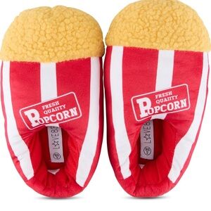 Love 83 Red and Yellow Popcorn Slippers